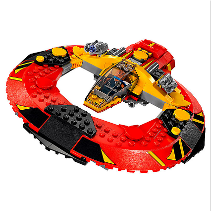 Lego Marvel Super Heroes 76084 Thor Ragnarok The Ultimate - Lego 76084 Marvel Super Heroes The Ultimate Battle (800x424), Png Download