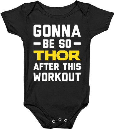 Gonna Be So Thor After This Workout Baby Onesy - Dont Fucking Swear Around The Baby Onesie (484x484), Png Download