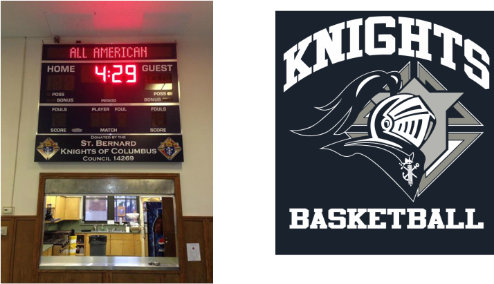 Knights Of Columbus Basketball Jersey (715x424), Png Download