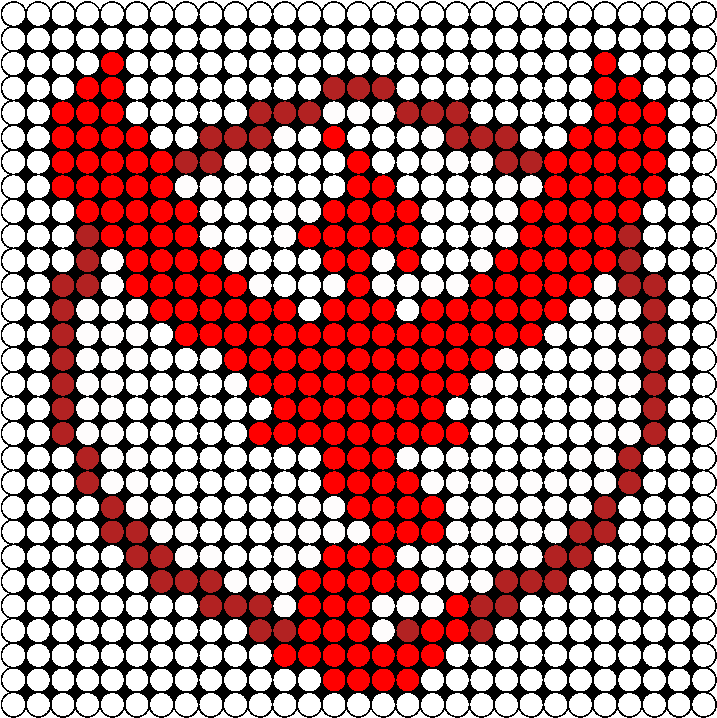 Team Valor Perler Bead Pattern / Bead Sprite - Team Valor Pixel Art Grid (770x767), Png Download
