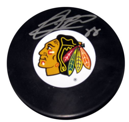 Patrick Kane - Signed Chicago Blackhawks Puck (500x500), Png Download