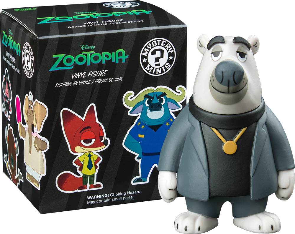 Zootopia - Funko Mystery Minis: Mini Disney Zootopia Blind Box (1000x796), Png Download