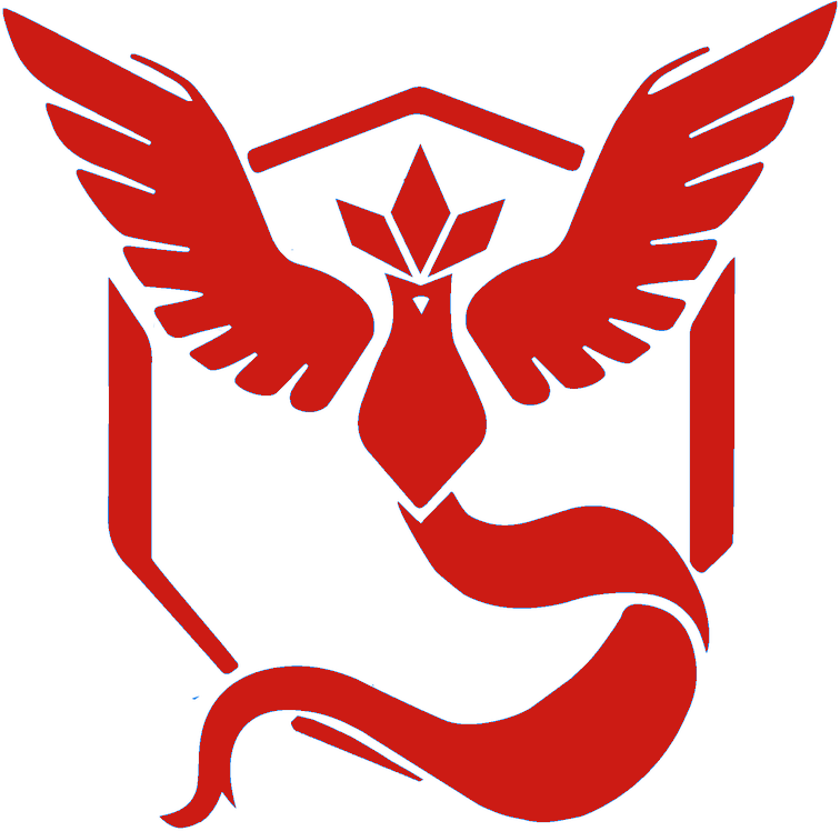 Team Valor & Team Mystic Unite - Team Valor Logo Png (756x748), Png Download