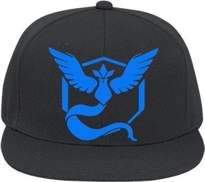 Flat Bill Fitted Hats 123 - Mystic Pokemon (428x400), Png Download