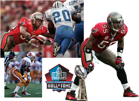 Derrick Dewan Brooks - Nfl Hall Of Fame (463x334), Png Download