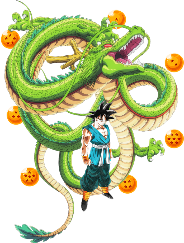 Banner Freeuse Library Dragon Balls Ultimate Goku By - Dragon Ball Shenron Png (869x920), Png Download