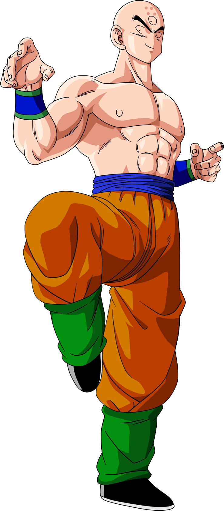 Imagefinally Settle The Strongest Human Debate, Introducing - If Krillin Was Tall (739x1687), Png Download