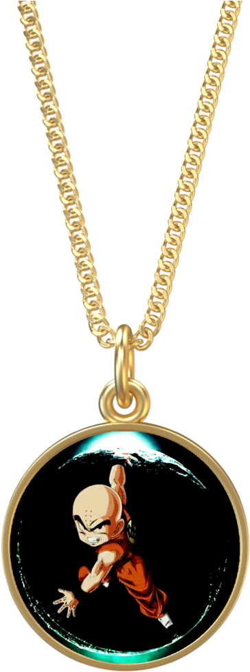 Krillin Indigo Coin With Kenton Station Chain - Jewellery (1024x1024), Png Download