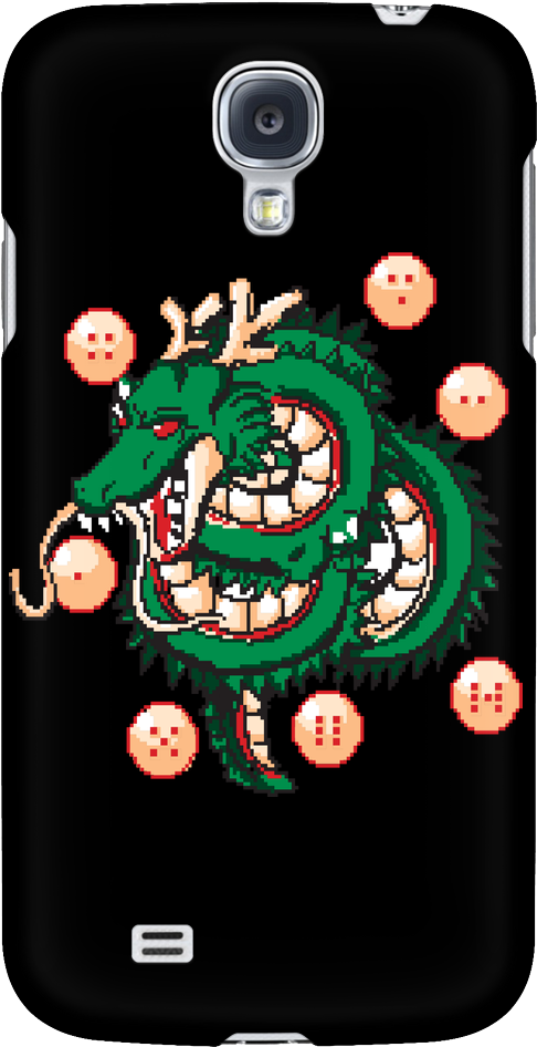 Super Saiyan Shenron With Balls Android Phone Case - Iphone (1024x1024), Png Download