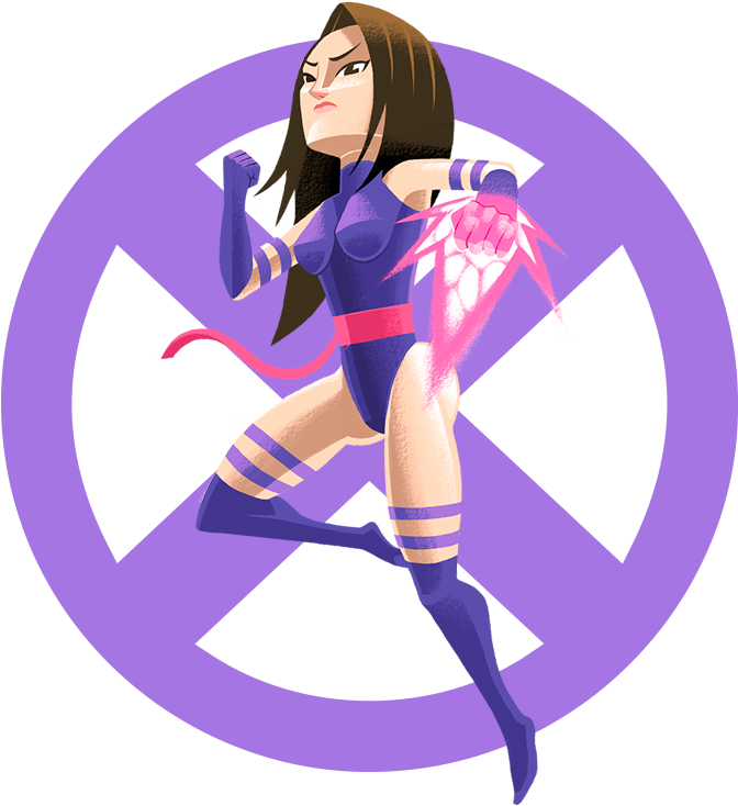 Psylocke - Nescafe Dolce Gusto (800x800), Png Download
