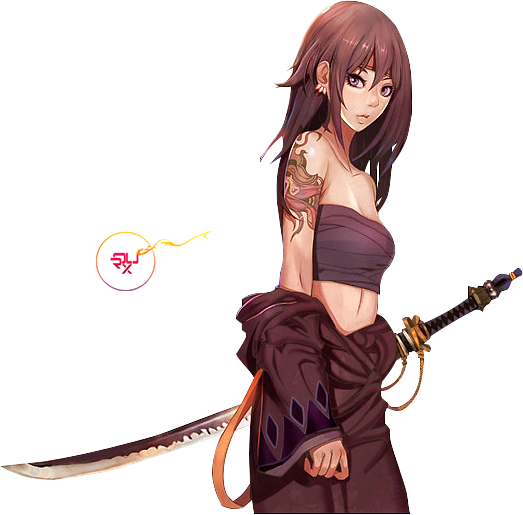 Anime Girl - Anime Girl Fanart Renders (523x515), Png Download