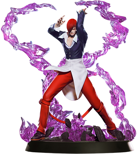Iori Yagami Statue - King Of Fighter Png (480x539), Png Download