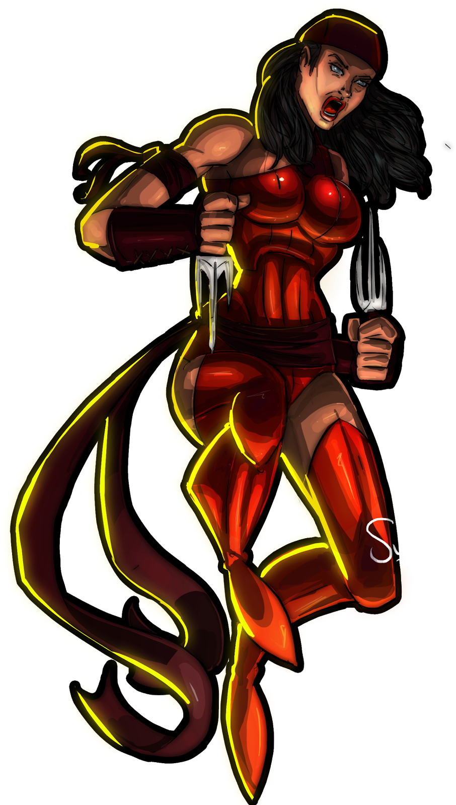 Another Pin Up With An Invisible Background - Drawing (1131x1600), Png Download