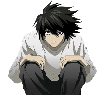Death Note Clipart - L Death Note Render (403x403), Png Download