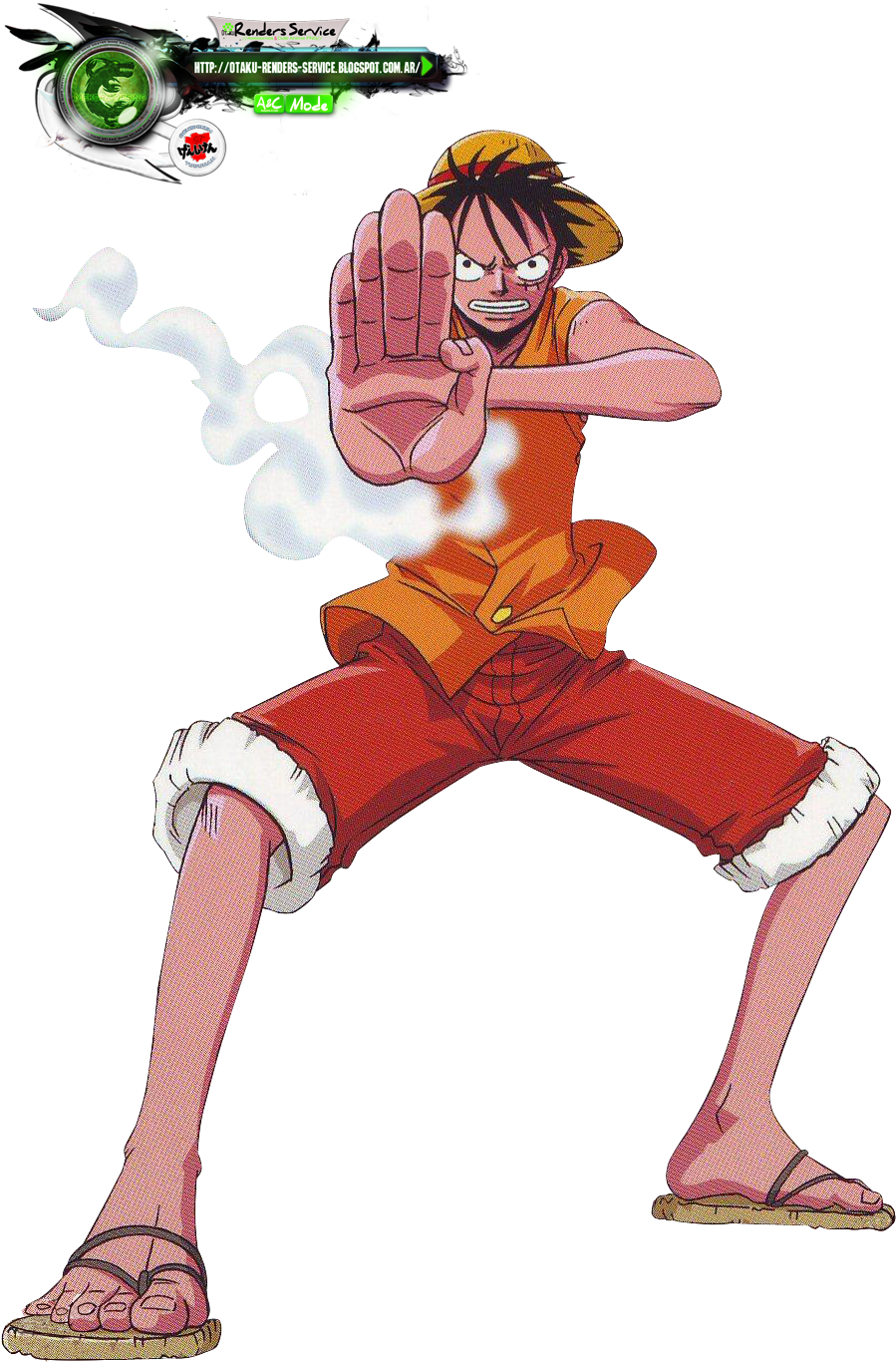 Monkey D Luffy Render (953x1425), Png Download