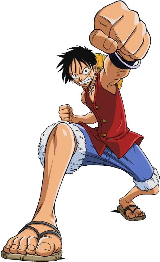 Monkey D Luffy Png Image - Monkey D Luffy Gum Gum Fist (576x898), Png Download