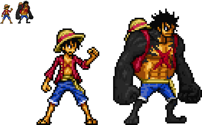 Luffy" Track Info - Minecraft Skin Luffy Gear 4 (745x464), Png Download