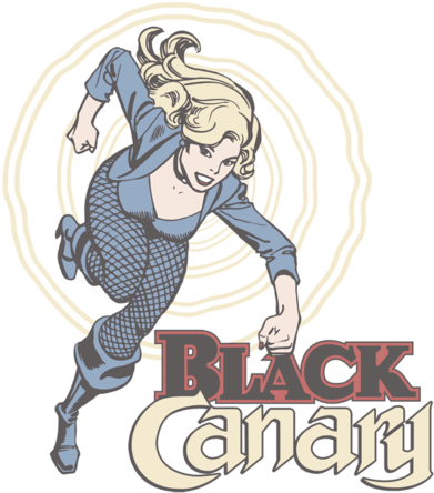 Dc Comics Black Canary Men's Regular Fit T-shirt - Women Of Dc Comics (400x447), Png Download