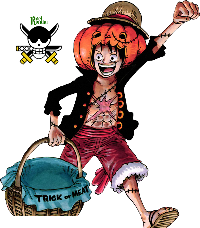 Monkey D Luffy 12 Photo Monkeydluffy14b - Luffy One Piece Halloween (683x776), Png Download