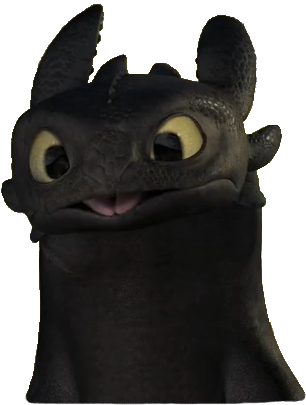 Toothless - Train Your Dragon Toothless (378x415), Png Download