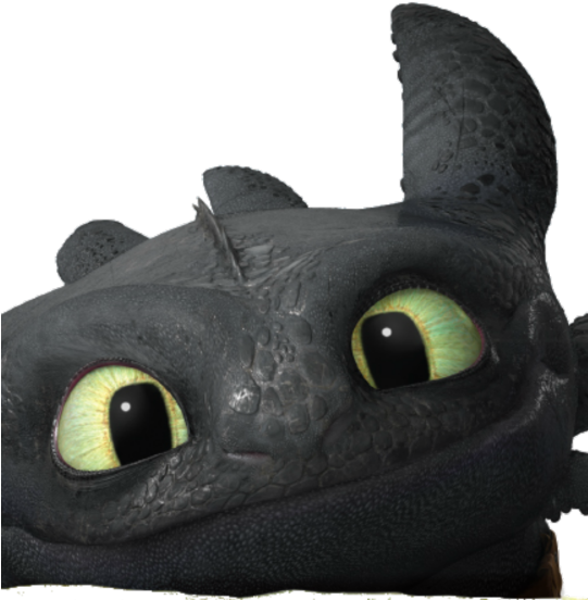 Toothless And Stitch, Toothless Dragon, Hiccup And - Ohnezahn Drache (540x561), Png Download