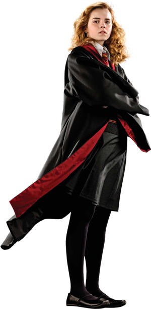 Hermione Granger™ In Robe Arms Crossed - Hermione Granger Png (300x612), Png Download
