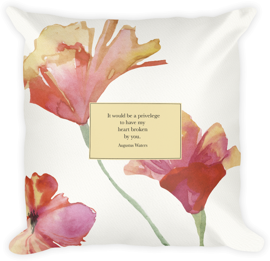 Augustus Waters Book Boyfriend Pillow - The Fault In Our Stars (1000x1000), Png Download