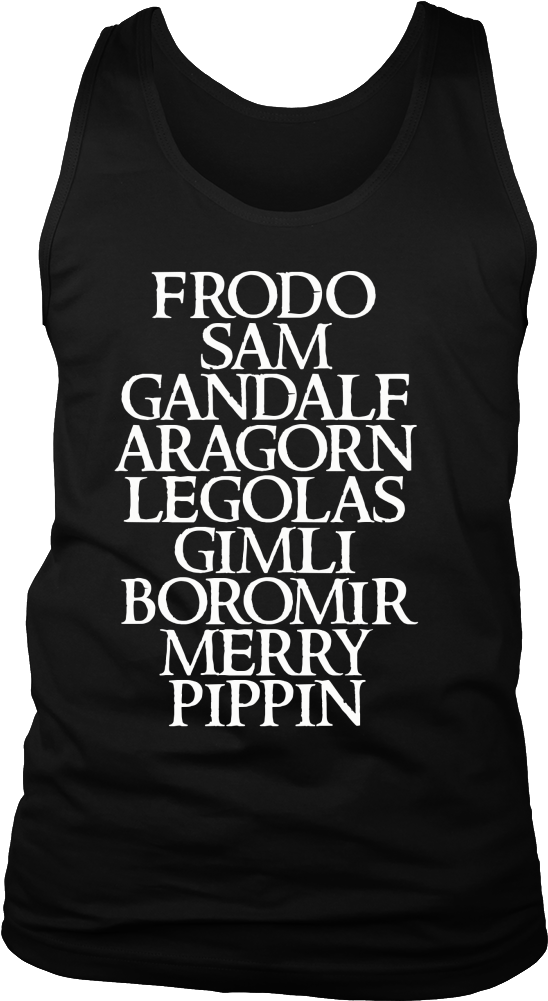 The Lord Of The Rings Frodo Sam Gandalf Aragorn Legolas - King Is Born October (1000x1000), Png Download