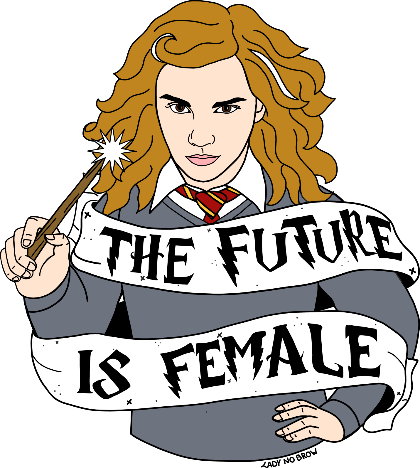 Hermione Granger Clipart At Getdrawings - Cartoon (1431x1594), Png Download