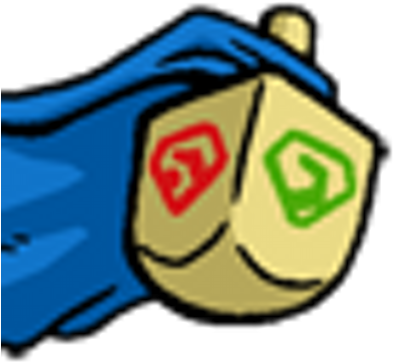 Super Dreidel (400x400), Png Download
