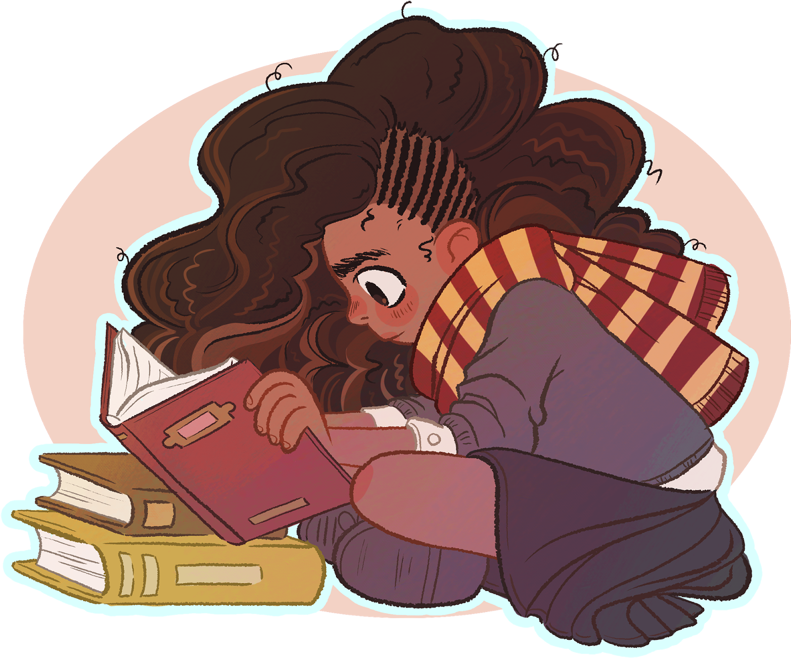 Hey, Just Posted Some Hermione Granger Book Labels - Rush's (1600x1326), Png Download