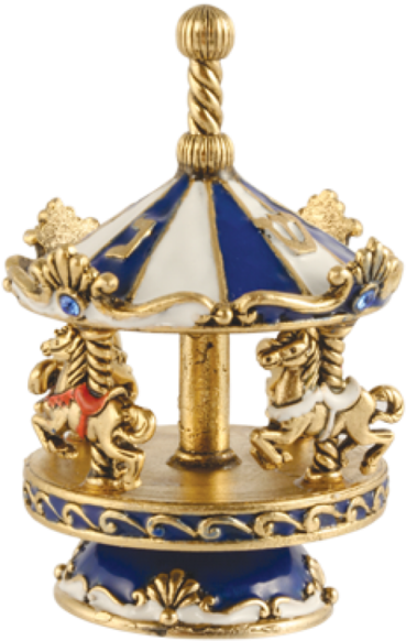 ﻿carousel Dreidel Menorah - Carousel Dreidel (600x600), Png Download