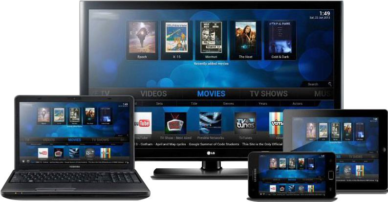 Kodi - Kodi Linux (600x293), Png Download