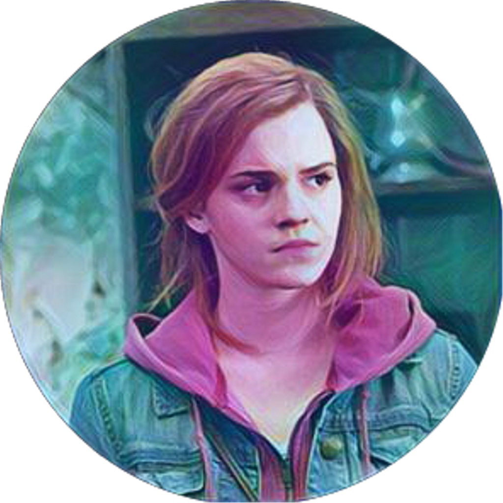 Hermione Granger Hermionejeangranger Hermionegranger - Weasley Deathly Hallows Part 2 (1024x1024), Png Download