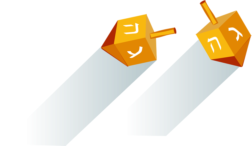 Tech Tribe Chanukah - Graphic Design (877x500), Png Download