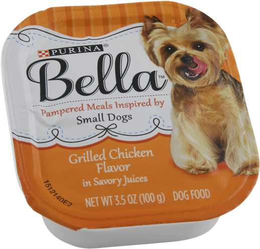 Purina Bella Wet Dog Food Trays Just $0 - Purina Bella With Chicken & Smoked Bacon (600x574), Png Download