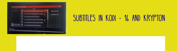 How To Use Subtitles In Kodi Snuuz - Kodi (671x196), Png Download