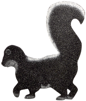 2d Target Oncore Skunk - Dachshund (320x400), Png Download