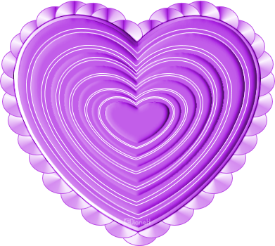 Heart Png Images With Transparent Background - Heart Transparent Backround Purple (391x350), Png Download