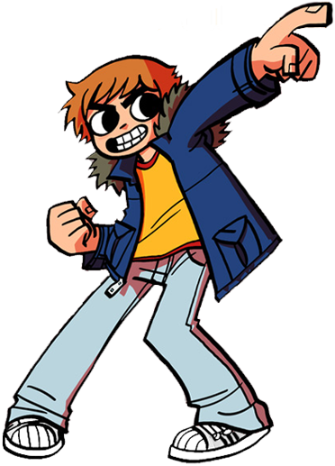 Scott Pilgrim - Scott Pilgrim Comic Png (372x517), Png Download