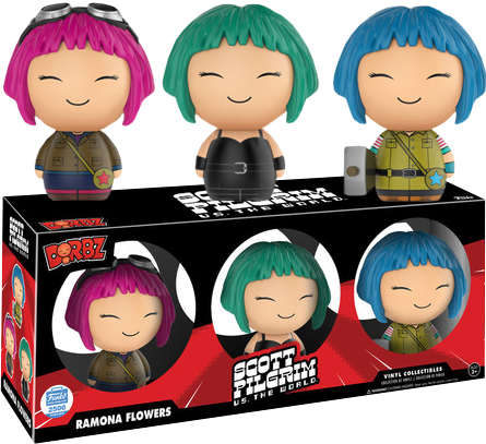 Scott Pilgrim Vs The World - Funko Ramona Flower Dorbz (445x407), Png Download