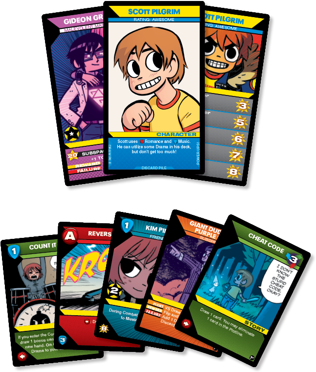 About Scott Pilgrim's Precious Little Card Game - Scott Pilgrim's Precious Little Card Game (900x900), Png Download