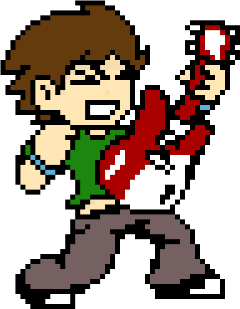 Scott Pilgrim - Minecraft Pixel Art Scott Pilgrim (600x720), Png Download