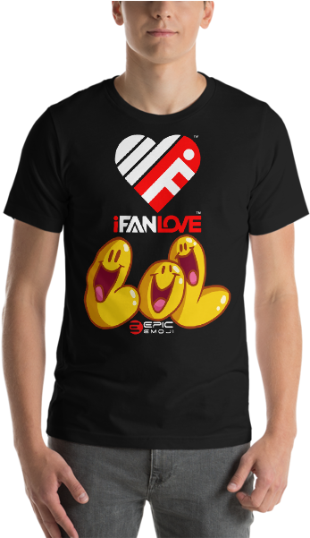 Ifanlove Lol Epic Emoji Short Sleeve Unisex T Shirt - T-shirt (600x600), Png Download