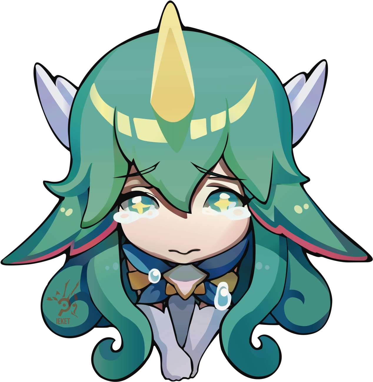 Star Guardian Soraka By Ieket League Of Legends Comic, - Star Guardian Soraka Sticker (1280x1307), Png Download