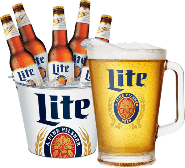 00 For Miller Lite Miller Lite Pitcher Full Size Png Download Seekpng