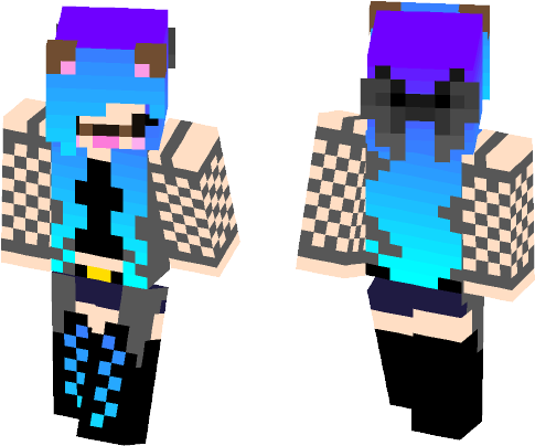 Cute Blue Haired Dog Filter Girl - Christmas Day (584x497), Png Download