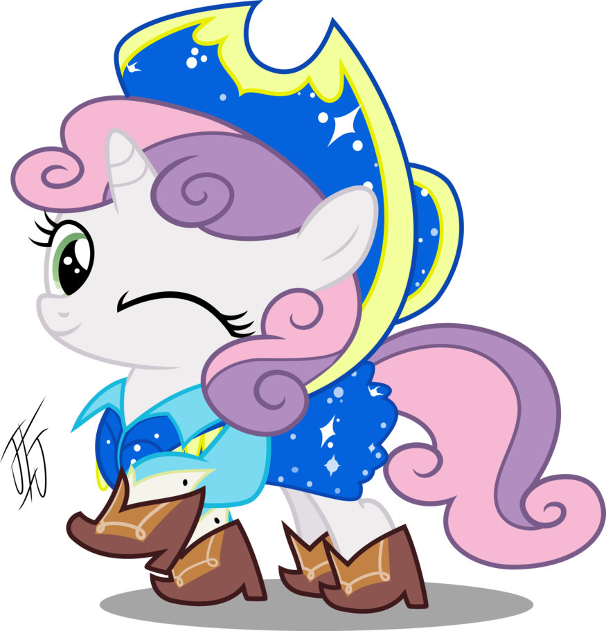 Sweetie Belle Square Dance By Mlp - Square Dancing Sweetie Belle (875x912), Png Download