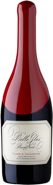 Clark & Telephone Pinot Noir - Belle Glos Pinot Noir 2016 (217x680), Png Download