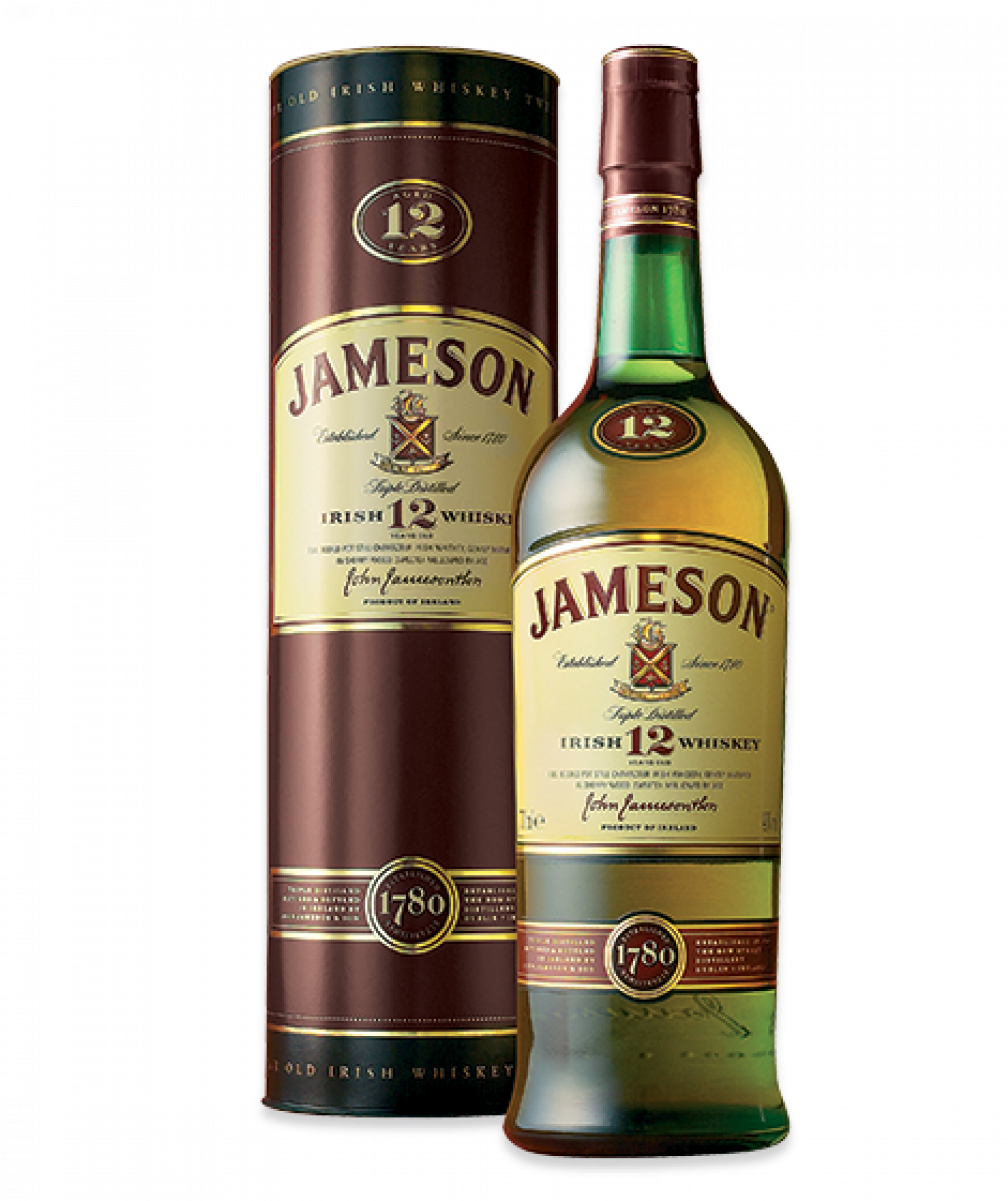 Jameson 12 Year Old 700ml - Jameson Irish Whiskey (1200x1200), Png Download